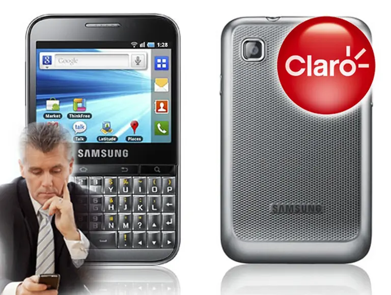 Claro y Samsung apuntan a profesionales con un nuevo celular con Android y teclado completo