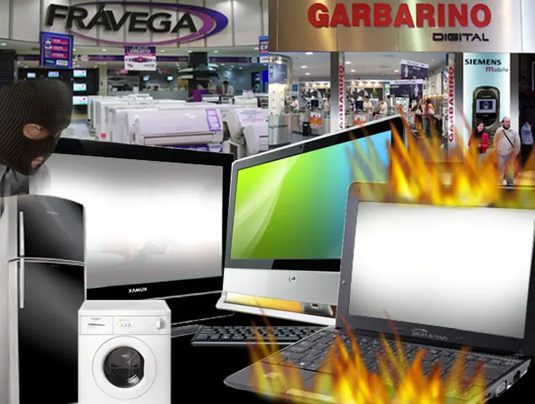 Ante robo o incendio, las aseguradoras ahora pagan coberturas con "vouchers" de Frávega y Garbarino