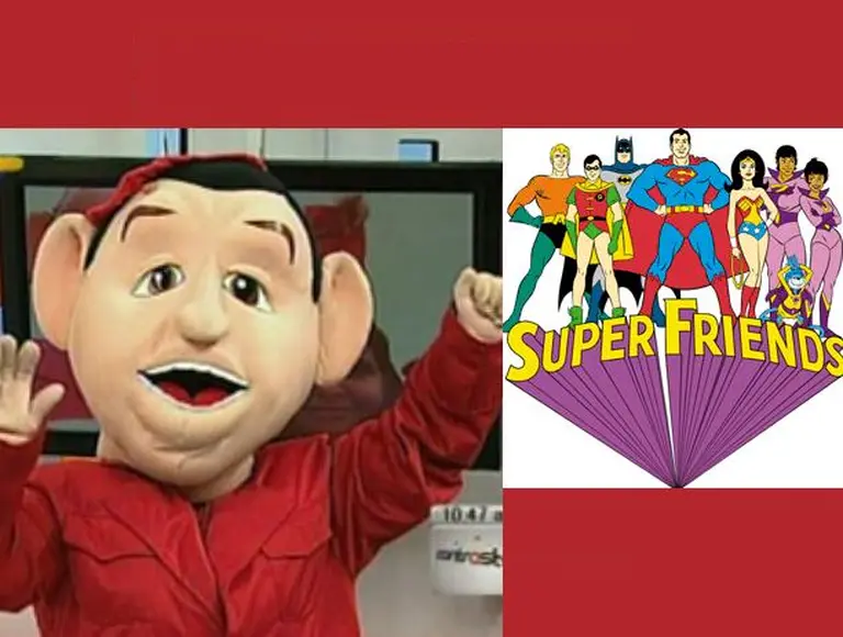 Chávez tiene un muñeco bolivariano para hacerle frente a los "Superman"