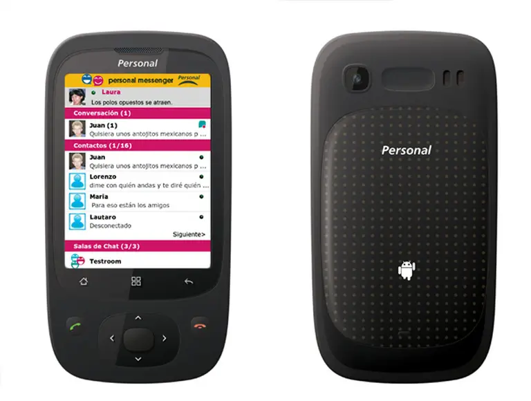 Personal lanzó un teléfono inteligente de marca propia