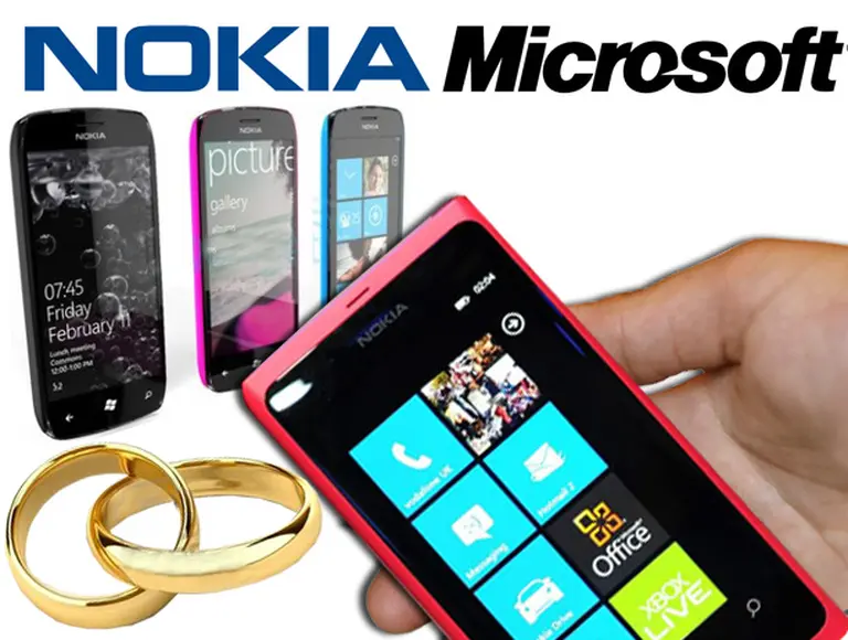 El "matrimonio" entre Nokia y Microsoft tuvo sus primeros "hijos" contra el iPhone