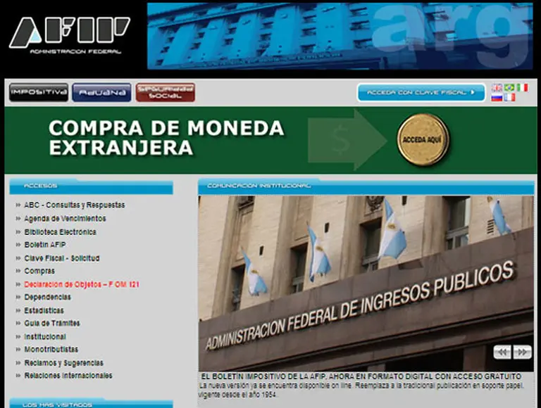 Confí­an que desde hoy funcionará sin problemas la página de consulta de AFIP