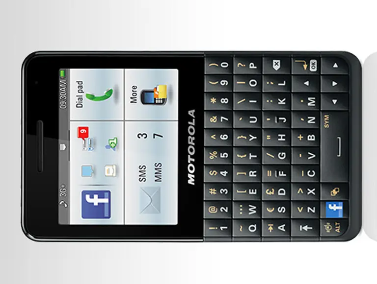 Motorola lanza su propio móvil especial para usar Facebook
