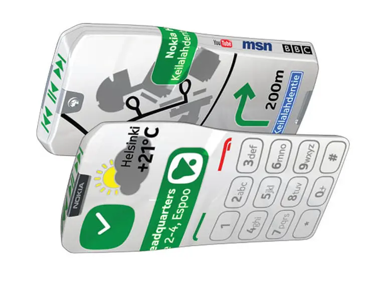 Nokia presenta un nuevo prototipo de teléfono 100% táctil