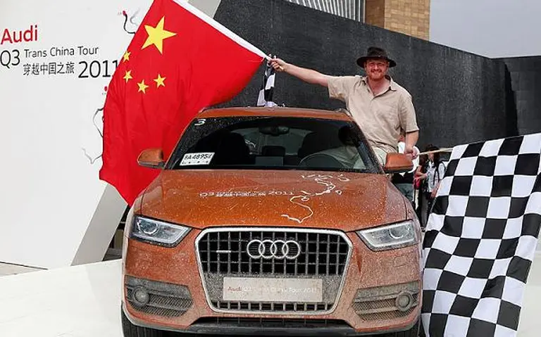 Audi vive una travesí­a china en la presentación del Q3