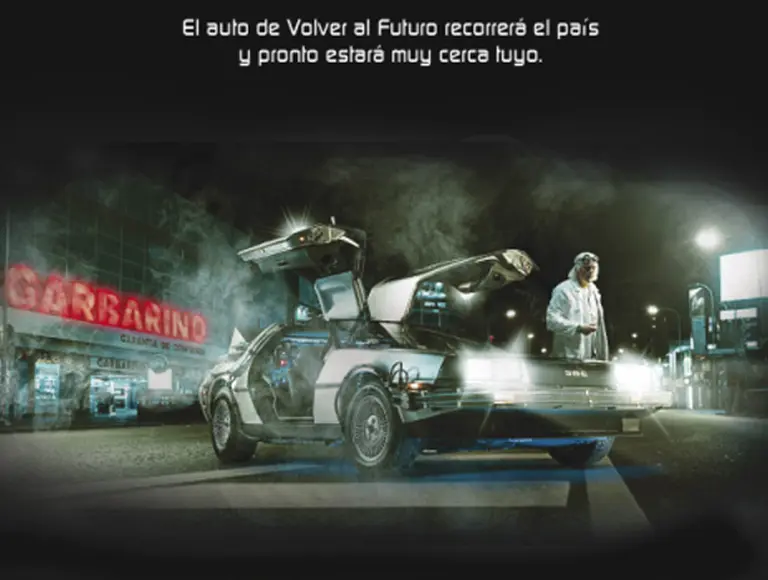 El auto de Volver al Futuro viajará por todo el paí­s