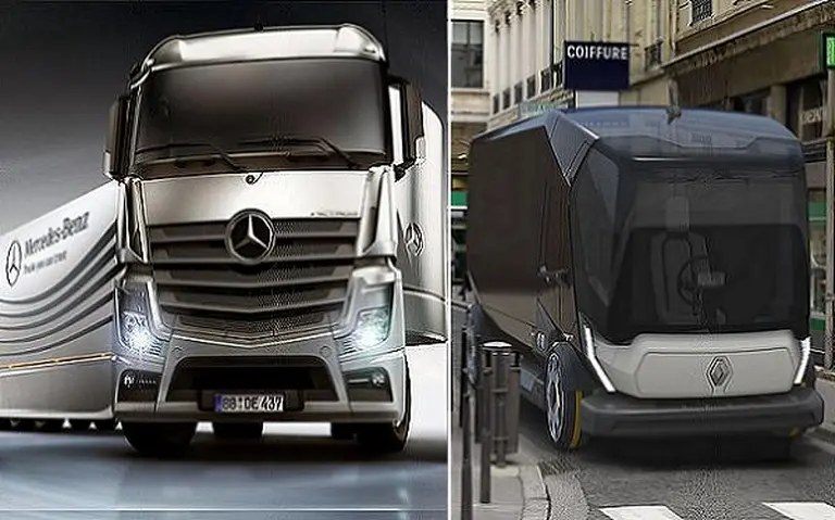 Mercedes Benz y Renault empiezan a diseñar los camiones del futuro
