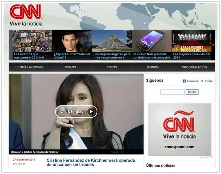 La CNN planea la compra del blog de noticias tecnológicas Mashable por u$s200 M