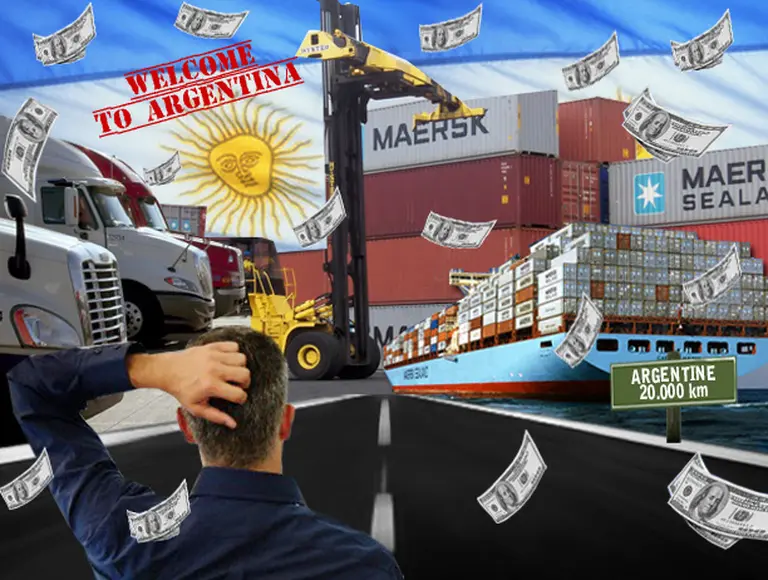 Paradoja: mover un producto pocos kilómetros dentro del paí­s cuesta casi 40% más que traerlo de China