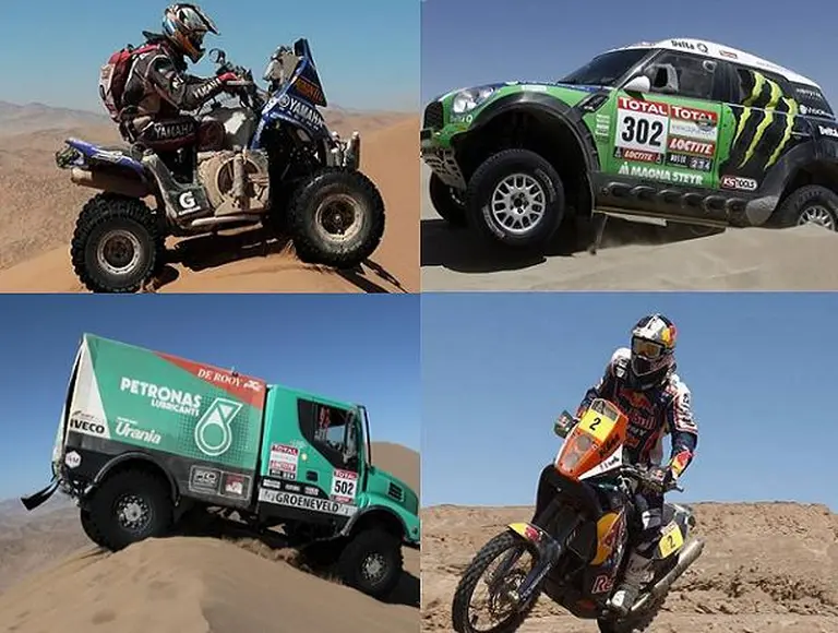 Mini, Yamaha, Iveco y KTM, los ganadores del rally Dakar 2012