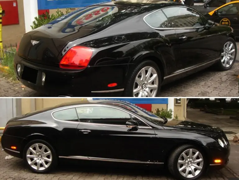 Ponen el cartel de venta en la única Bentley Continental GT de la Argentina
