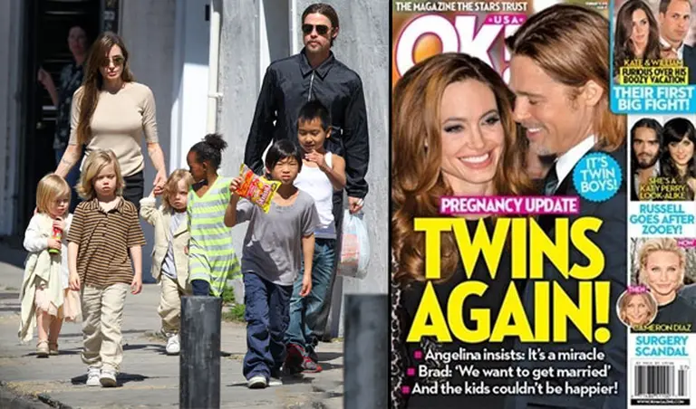 Angelina Jolie y Brad Pitt agrandan la familia: ¿otra vez mellizos?