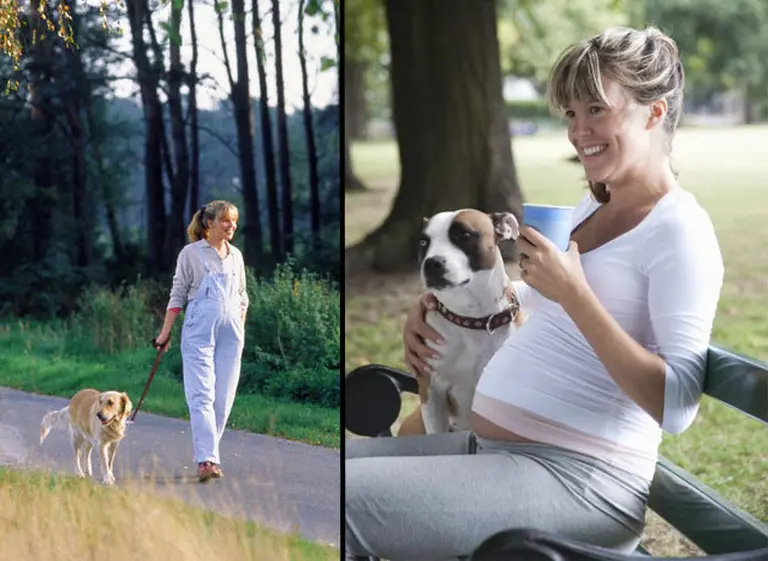 ¿Por qué tener un perro beneficia a las mujeres embarazadas?