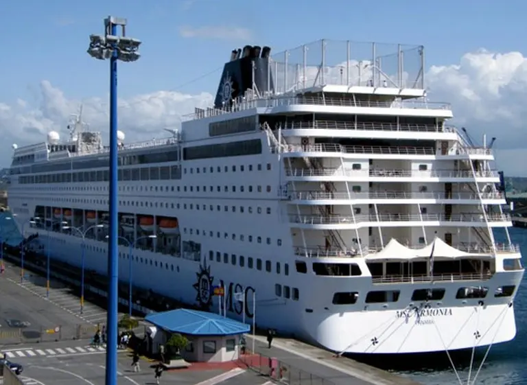 Llegó el crucero al puerto de Buenos Aires y se espera la inspección sanitaria
