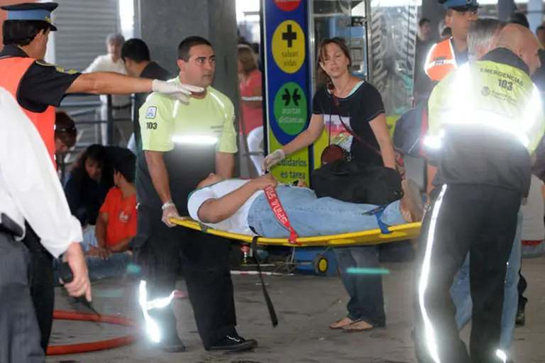 Difunden la primera lista de los heridos por el accidente en el Sarmiento
