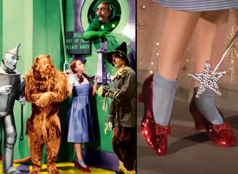 Los zapatos rojos de "El mago de Oz" encontraron su camino a casa