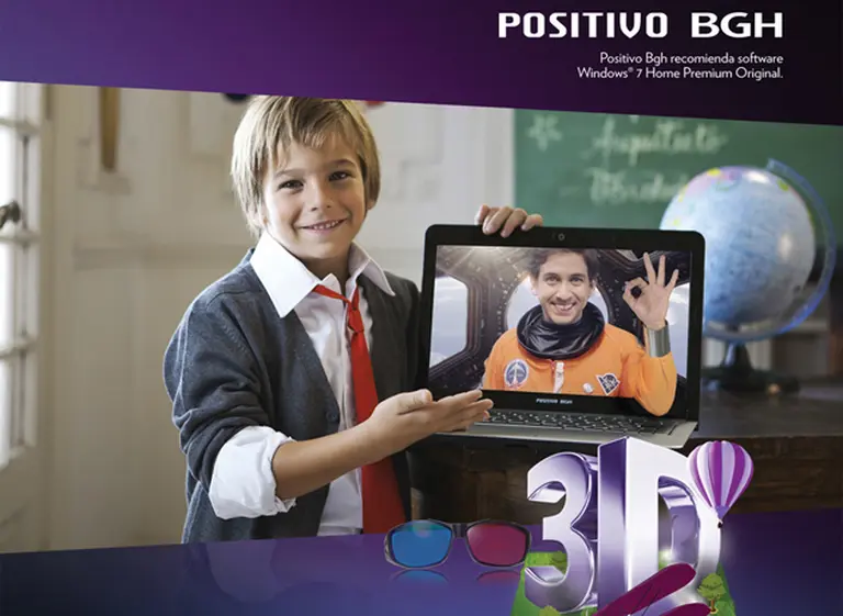 Positivo BGH incorpora nueva tecnologí­a 3D en todos sus equipos