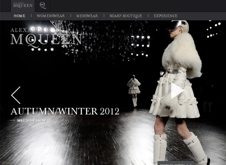 La alta costura se hace su lugar en la web: Karl Lagerfeld y Alexander McQueen lanzan sus páginas