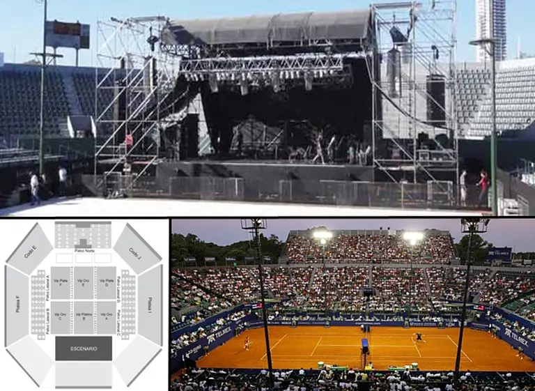 Buenos Aires Lawn Tennis Club abre sus puertas al mundo del espectáculo