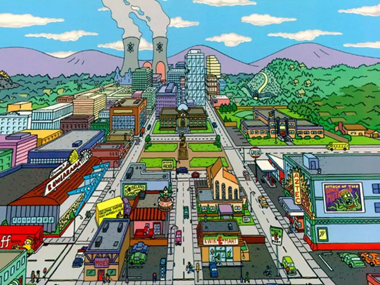 Se reveló la ubicación de Springfield, el gran secreto de Los Simpson