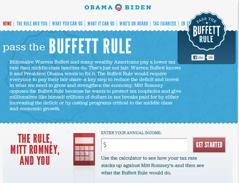 Obama lanzó calculadora de impuestos para que los millonarios paguen más