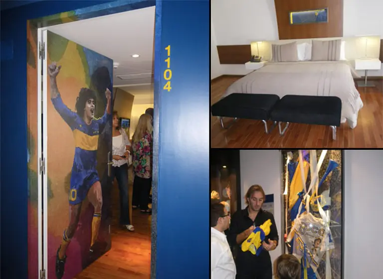Así­ es el nuevo Hotel Boca Juniors, el primer alojamiento temático de fútbol en el mundo
