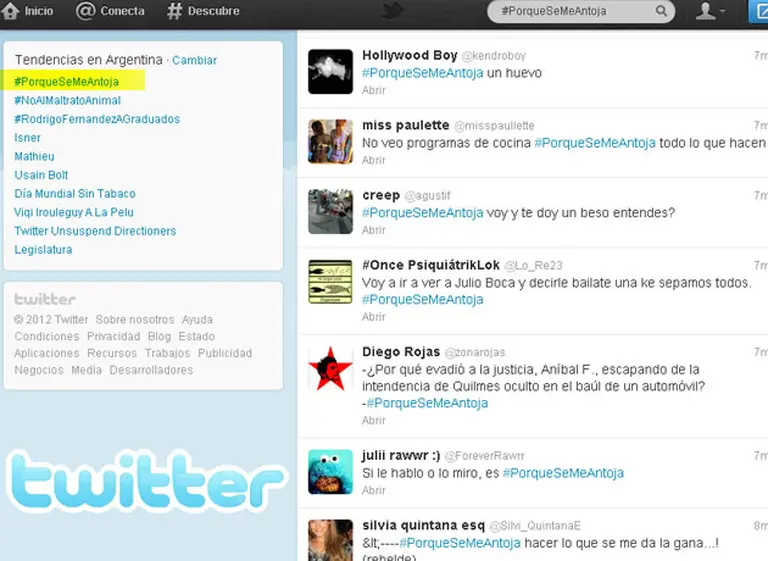 #PorqueSeMeAntoja: el desliz de Aní­bal Fernández ya es furor en Twitter