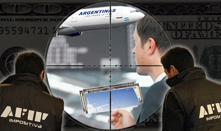 Ahora ponen la mira en los argentinos que reservan pasajes para hacerse de dólares y luego cancelan el viaje