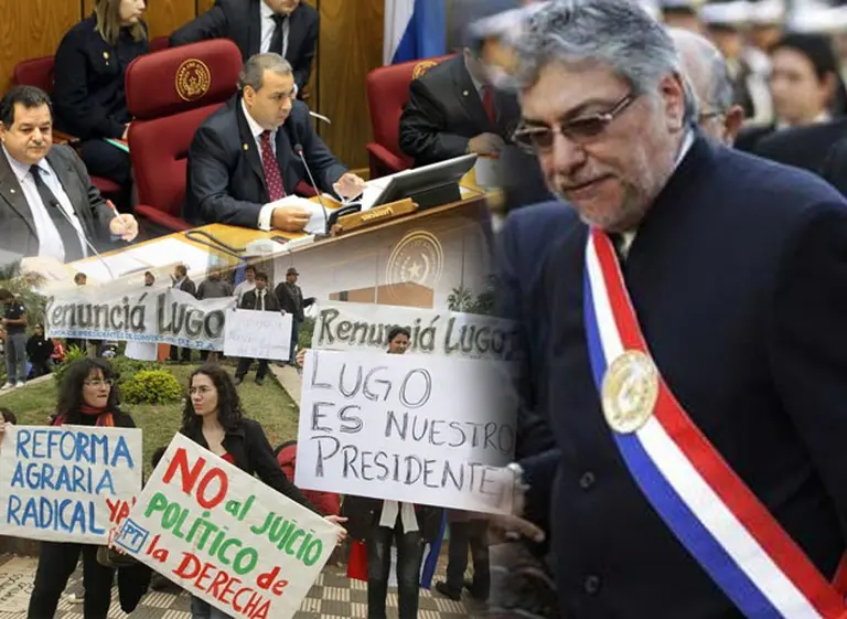 Congreso de Paraguay destituyó al presidente Fernando Lugo  en un "juicio polí­tico express" y ya se habla de "golpe de estado encubierto"