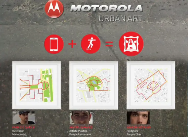 El éxito de la colaboración entre el arte y la tecnologí­a: premian en Cannes a la campaña argentina Motorola Urban Art