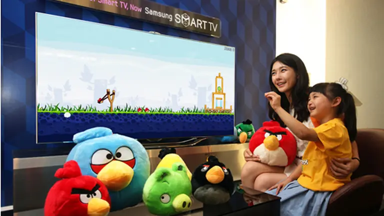 Angry Birds se controla con gestos en las Smart TV de Samsung