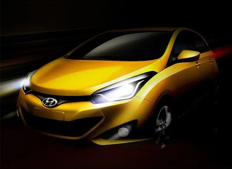 Hyundai revela nuevos detalles del HB20 que buscará un lugar entre los más chicos