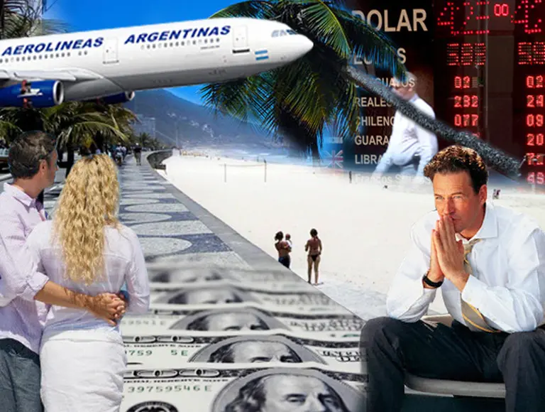 Para pagos en efectivo de argentinos, Brasil y Uruguay usarán la cotización del blue