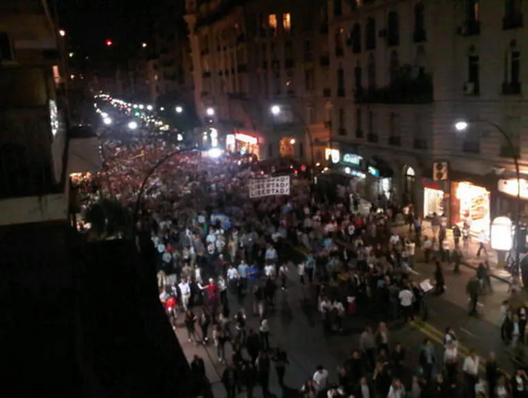 Caceroleros que organizan el "8N" prometen más gente que la del "13S"