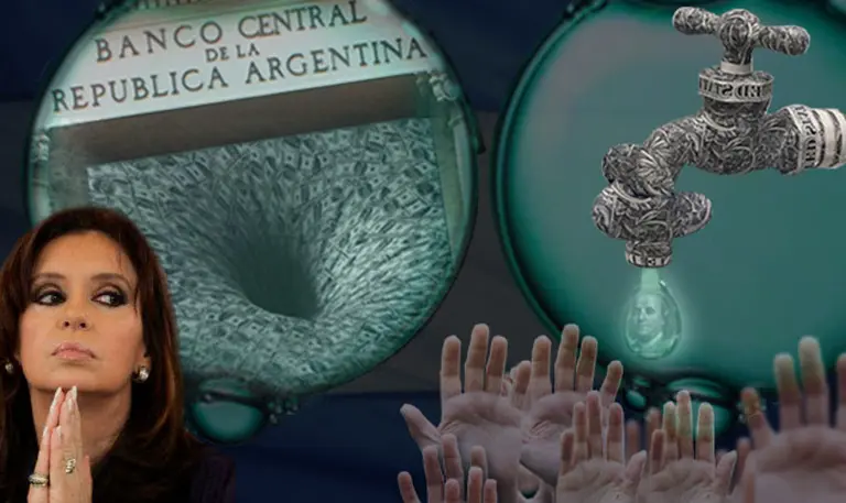 Pese al cepo y a tener el monopolio de dólares, el BCRA no pudo juntar "ni una moneda"