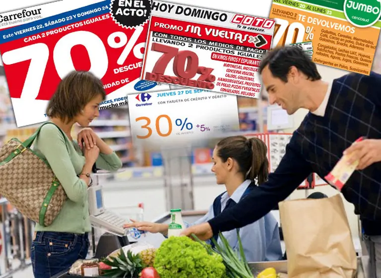 Para incentivar compras de fin de semana, los súper redoblan la apuesta y apuntan al "2x1" y a ofertas de hasta un 70%