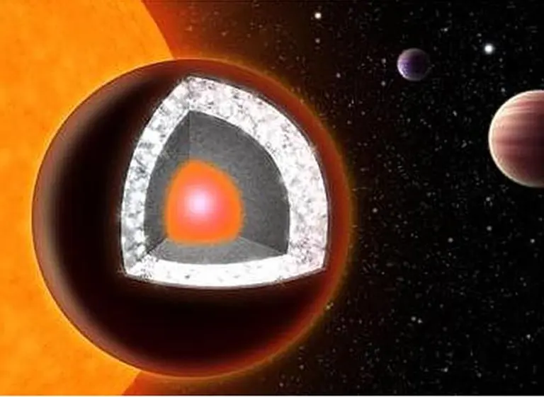 Descubren un planeta de diamante que tiene dos veces el tamaño de la Tierra