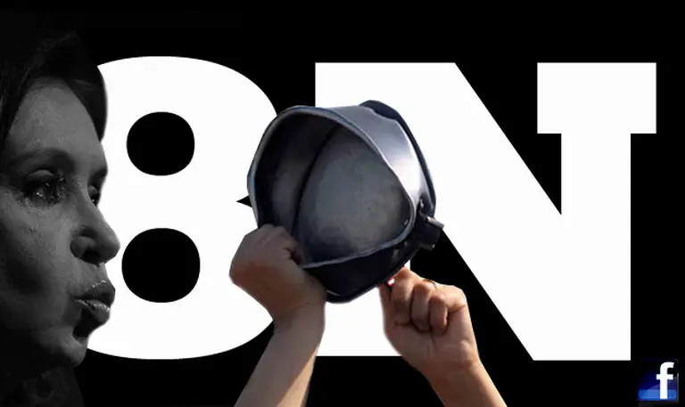 El Gobierno "palpita la previa" del 8N: las cacerolas vuelven a ganar la calle y el "ruido" se instala en la agenda polí­tica