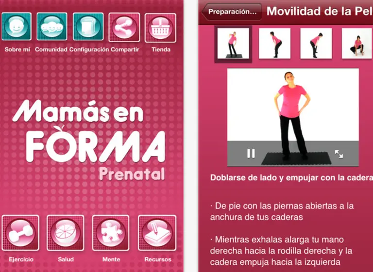 "Mamás en forma": ahora prepararse para el parto es más fácil gracias a una app