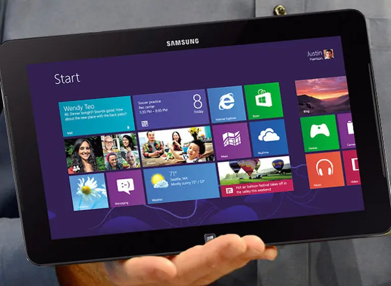 Llegan a Argentina las primeras computadoras "convertibles" de Samsung con Windows 8