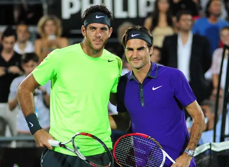 Del Potro venció a Federer en el primer partido en Argentina ante más de 20.000 personas