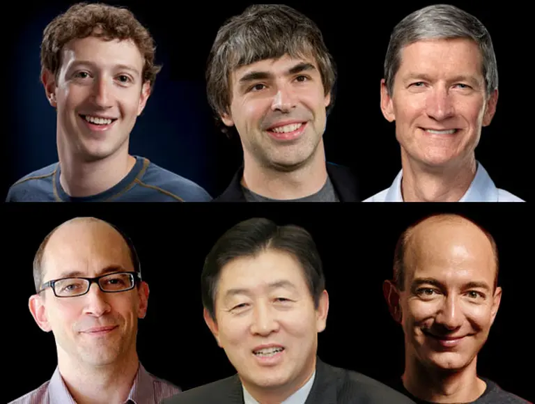 ¿Quiénes fueron los personajes del año en el negocio de la tecnologí­a?