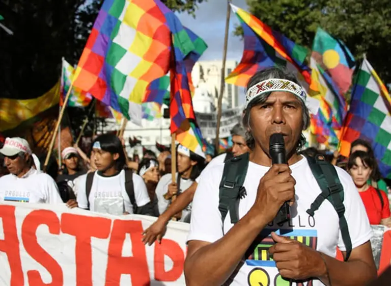 El Gobierno recibió a los QOM, tras la represión y muerte de un indí­gena en Chaco
