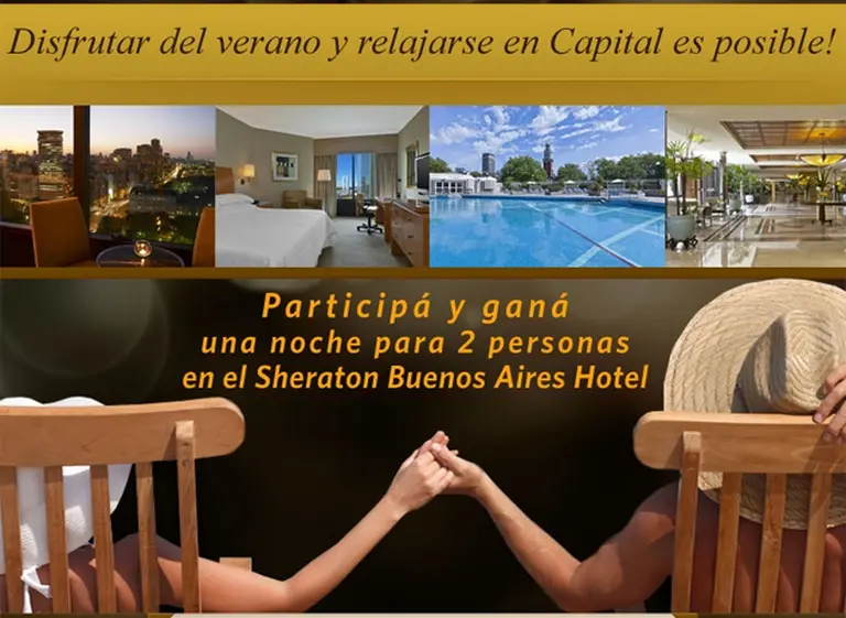Disfrutar el verano en la ciudad es posible: ¡Participá por una noche de relax 5 estrellas en el hotel Sheraton!