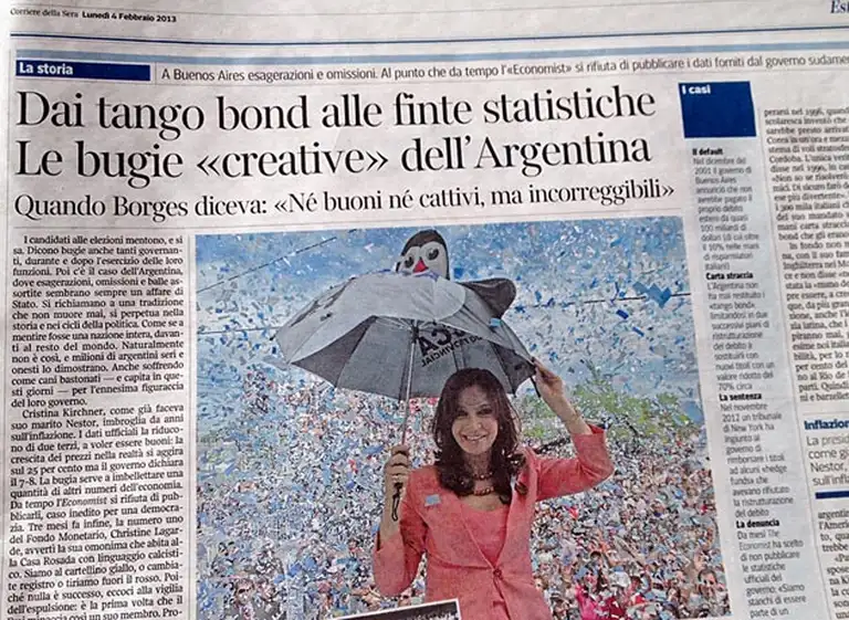 En Italia destacan que la "mentira" es una "tradición" argentina y cuestionan a Cristina
