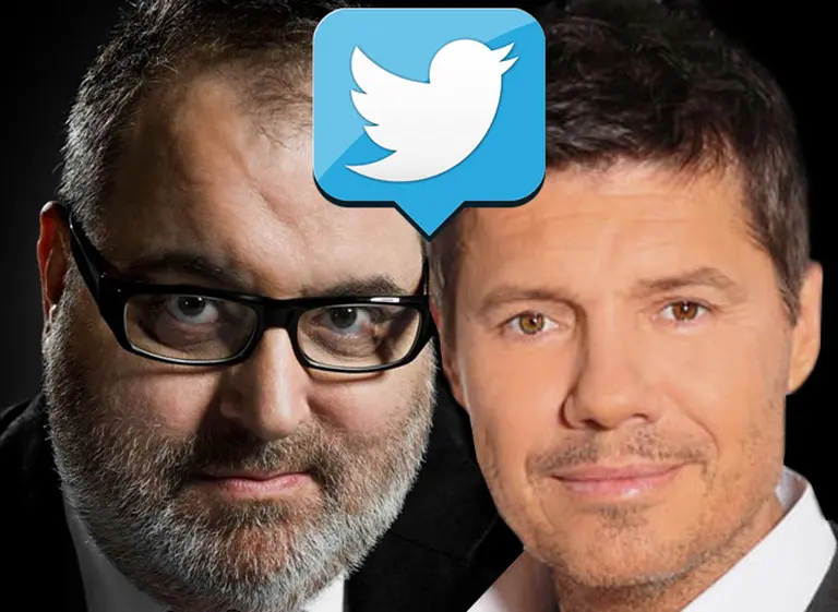 Se desató una guerra feroz entre Marcelo Tinelli y Jorge Lanata en Twitter