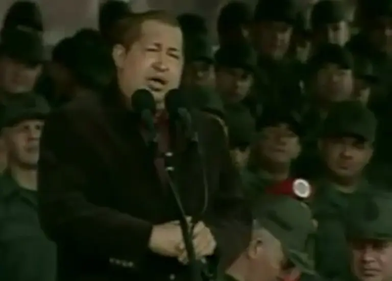 La "conspiración del cáncer", una teorí­a que ya habí­a pronunciado el propio Chávez