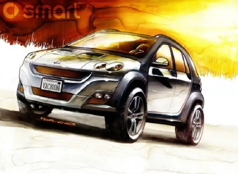 Smart, de pequeño city car a posible todoterreno