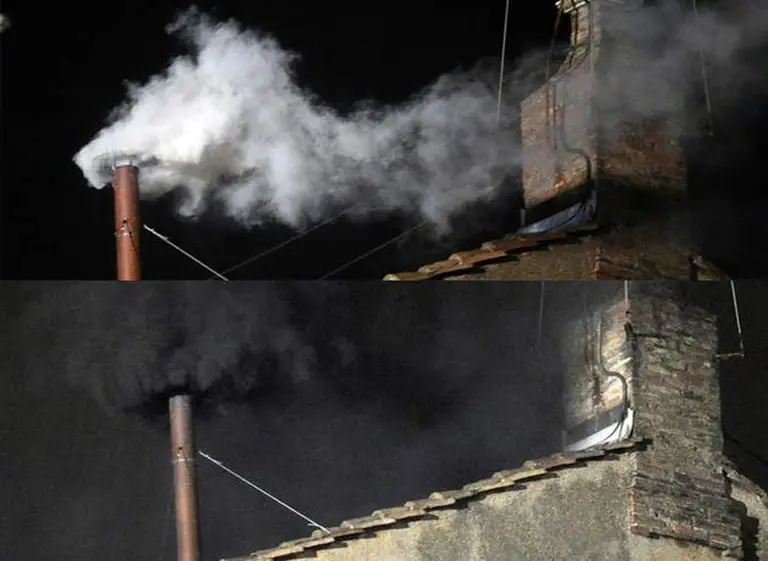 ¿Blanco o negro?: los secretos para que la fumata avise con certeza si hay Papa