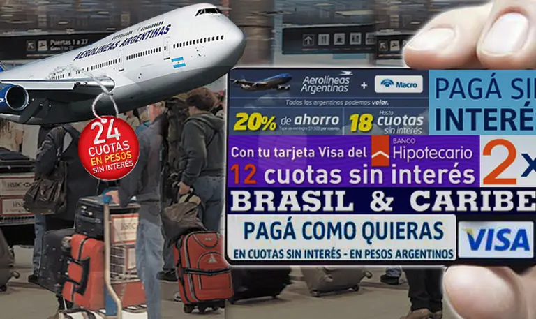 Nació el dólar "turista": aplican recargo del 20% a pasajes, paquetes y compras con tarjetas